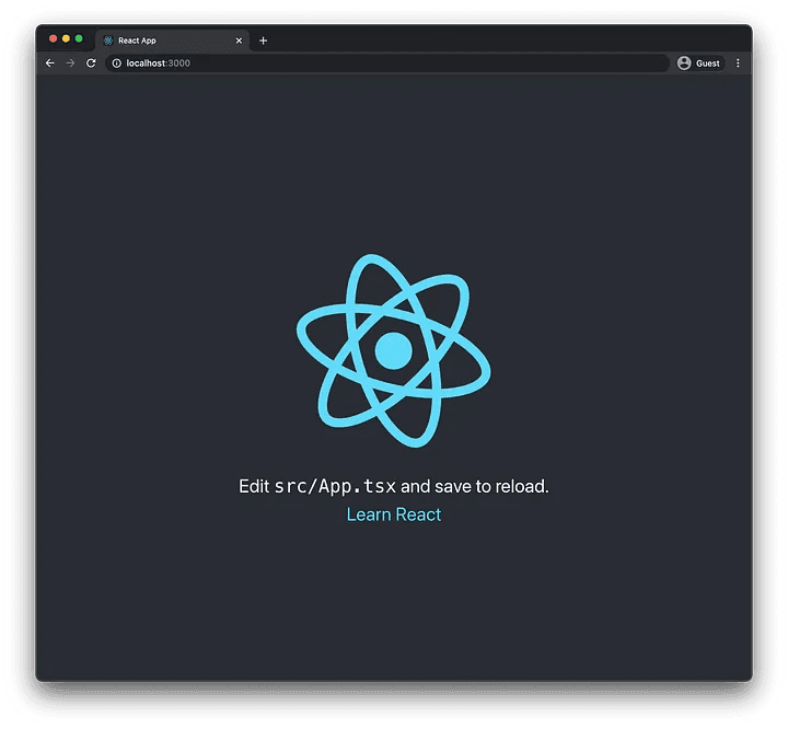 create-react-app-screenshot